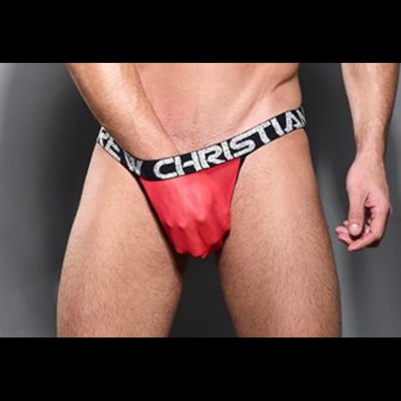 NWT Andrew Christian Sheer jockstrap - Medium - Red